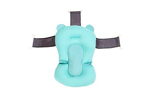 Baby Brielle Anti-Slip Bath Cushion Lounger Insert for Infant Bath (Green)