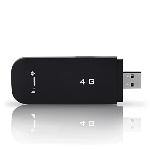 Ciglow Portable 4G WiFi Router,4G LTE USB Network Adapter,Wireless Network Card,Portable WiFi,Pocket Mobile Hotspot,Wireless Network Smart Router (with WiFi)