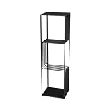 WANGHAI2024M Bookcases Modern Living Room Matt Iron Bookshelf Multi-Storey Minimalist Office Open Storage Stand