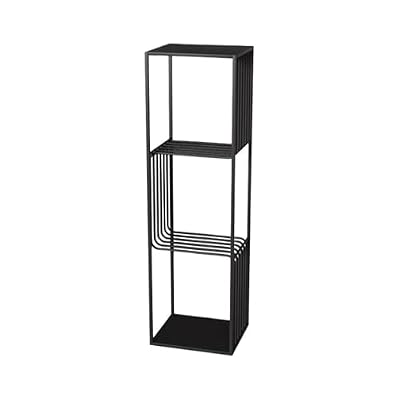 WANGHAI2024M Bookcases Modern Living Room Matt Iron Bookshelf Multi-Storey Minimalist Office Open Storage Stand