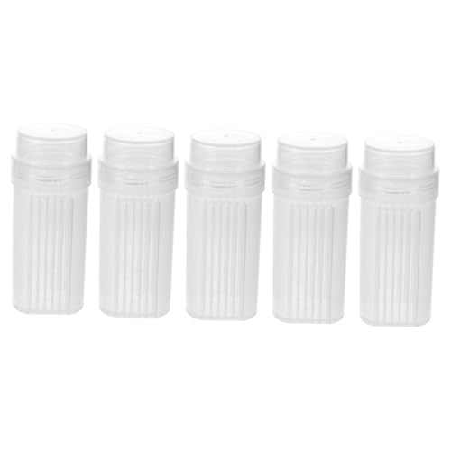 OSOLADY 5pcs Slide Staining Rack Microscope Slide Staining Jar Lab Stain Jars Set