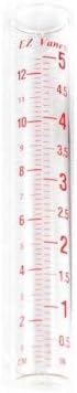 Rain Gauge Replacement Glass Tubes Rain Gauge Garden Stake Weathervane (Set of 2)