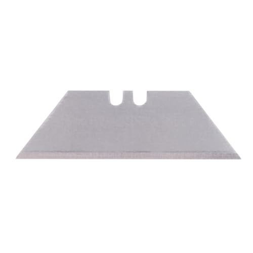 Set di lame trapezoidali DONAU SAFETY / 10 pezzi / 19 x 61 mm/acciaio/lame di ricambio per taglierino di sicurezza 19 mm/lame multiuso in acciaio temprato/lame per tappeti lame di ricambio