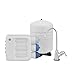 GE 3 Stage Reverse Osmosis Under Sink Water Filtration System with Faucet & Filters | Reduces 95+ Impurities including Lead, Chlorine, Arsenic | Filters FQ18PN, FQ18MN |GXRQ18NBN