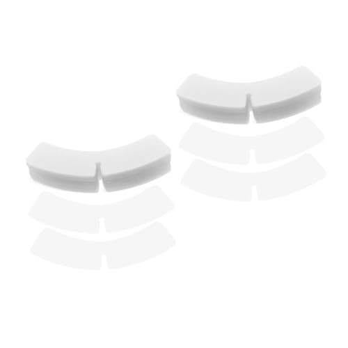 Homoyoyo 2sets Dress Shirt Collar Shaper Collar Stays for Men's Shirt Neck Support 100pcs*2