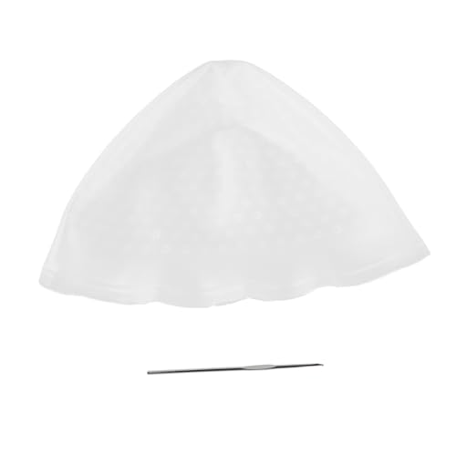 Healeved gorro de color teñido gorro de glaseado para el cabello herramienta de teñido de color gorra de punta para resaltar la gorra de pelo tapa de silicona gorro de peluquería