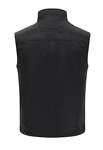 Image of Hbufnha Mens Lightweight Vest Work Travel Safari Sport Jacket Padded Puffer Vest