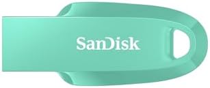SANDISK Ultra Curve 32GB, USB 3.2, Flash Drive, 100MB/s R, Pendrive, Green (SDCZ550-032G-I35G)