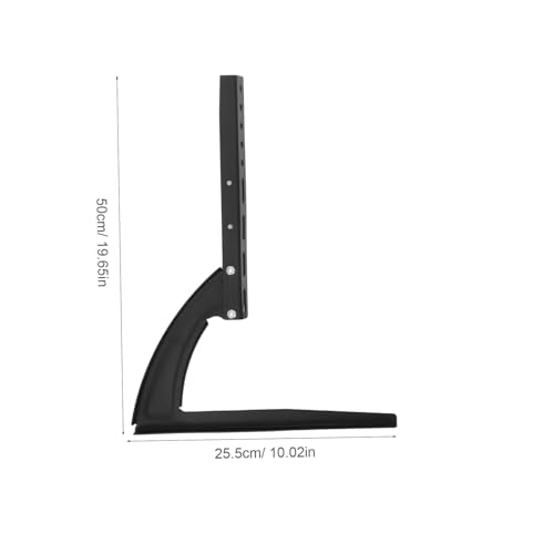 Support TV réglable pour salon moderne socle de table élégant pour écran LCD - 2