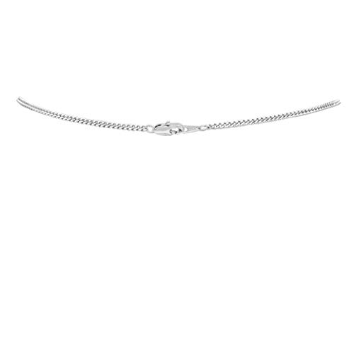 Rosemarie's Religious Gifts Small Four Way Cross With Holy Spirit Pendant Necklace, 18" (325 Sterling Silver) #TOP2