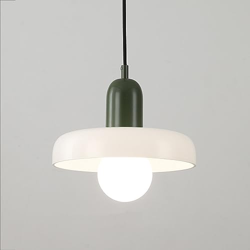 Ferme Lustre Industriel en Verre Soufflé Blanc pour une Décoration Chic