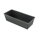 Jotekonoby Nicht Kuchen zum Backen – rechteckige Kastenform aus Karbonstahl, leicht zu lösen, ofenfest, hochtemperaturbeständig, Küche (M)