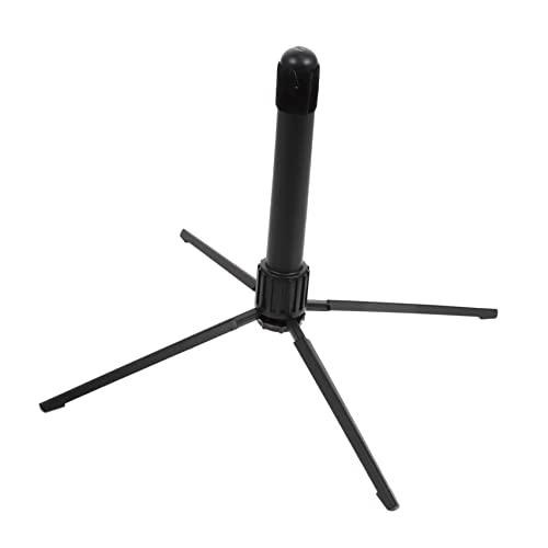Kisangel Musical Instrument Stand for Flute and Clarinet Four-legged Bracket Space-saving Design (black)