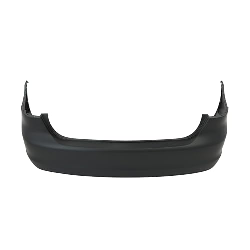 Image of FitParts Compatible with Volkswagen Jetta 2011-2014 Rear Bumper Cover | CAPA Certified, Primed, Without Tow Hook Hole, Ready to Paint, OEM 5C6807418AGRU, VW1100186