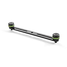 Minimalist design for easy stereo microphony For all microphone stands and microphone holders with 3/8 inch thread Microphone distance infinitely adjustable from 60 - 220 mm Made of solid aluminum