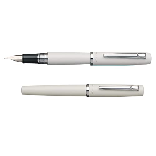 Image of Platinum Fountain Pen PROCYON White PNS-5000 Nib: Medium # 3-3 [Japan Import]