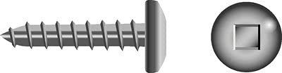 Tornillos autorroscantes acero inoxidable 50 piezas #12 x 2 in