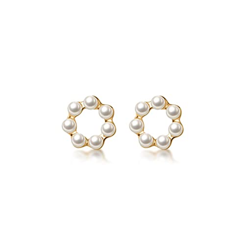 Boucles d'oreilles perles légères sans douleur pour longs banquets