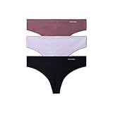 Calvin Klein Invisibles Seamless Thong Panties, 3 Pack