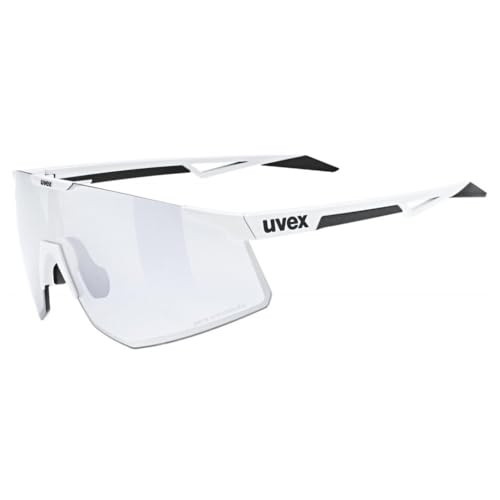 uvex Gafas deportivas unisex Pace Perform V 1-3, color blanco mate, talla única