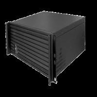 Black Ark Computer 2U Rackmount Case, Front USB2.0, 2 x 8cm Fans