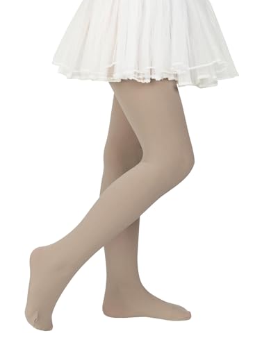 Image of Century Star Girls Ballet Tights for Toddler Kids Dance | Ultra Soft, Opaque, Stretchy With A Comfy Fit-Ideal For Ballet Dance, School Uniforms, Recitals, Halloween And Daily Wear.