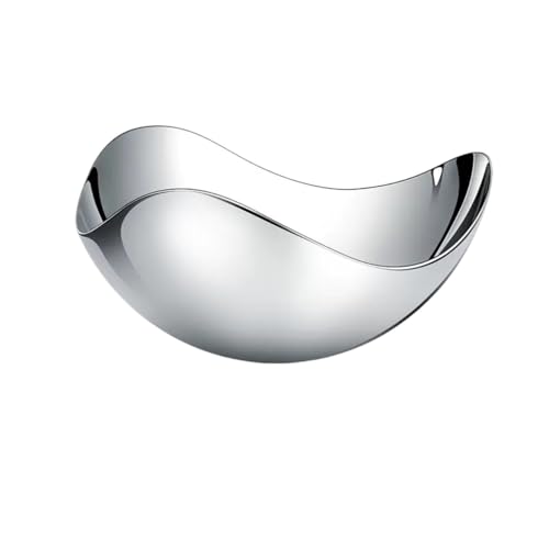 Corbeille à fruits inox grand format pour éviter le désordre sur votre table basse de salon