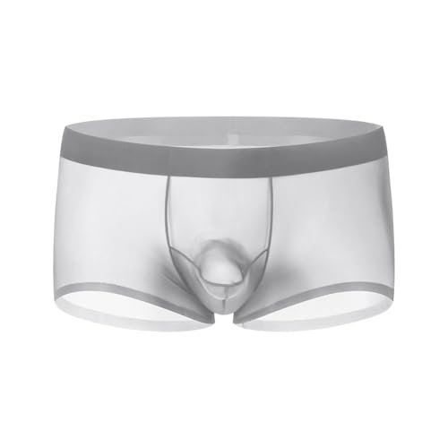 Mens Sports Breathable Boxer Briefs Silk Quick Dry Panties Soft Comfortable Shorts