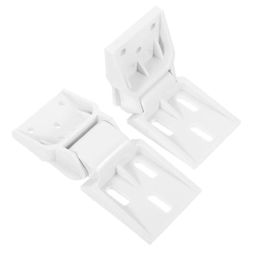 Sewroro 2 piezas para Puerta de Congelador Pequeña Diseño Plegable sin Tornillos Gancho de Plástico Resistente para Frigorífico Comercial y Doméstico Recambio Multiusos para Puertas