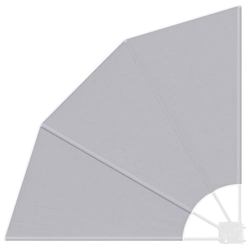 Toldo lateral para balcón de 210 x 210 cm en acero y poliéster