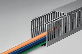TRUEBOND PVC Duct Cable Tray Managers/Wiring Channels/Cable Tray PVC FRLS Type Size-60 * 40mm (Pack of 1) 2