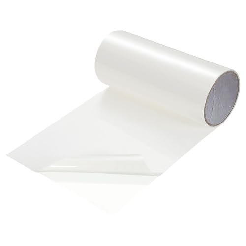 Image of MECCANIXITY Waterproof Patch Seal Tape 8 in x 5 Ft, PVC Leak Proof Repair Sealing Duct Tape for HVAC, Roof Crack, Boat, Hoses Pipes, Awning, White