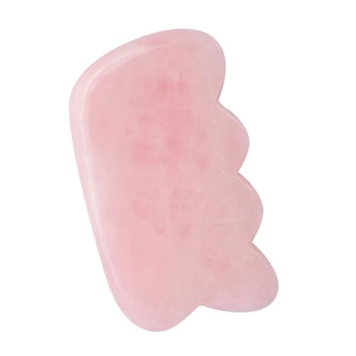 HONITANO Herramienta de Masaje Facial de Natural Forma de Raspador Facial Suave y Portátil para Cuidado y Rejuvenecimiento