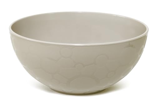 GIO'STYLE GioStyle Insalatiera Forme | Tortora | Formato Small | Made in Italy | Plastica 100% Riciclabile