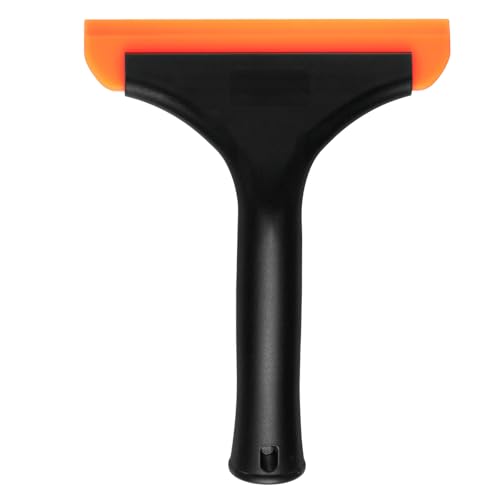 Image of HARFINGTON Squeegee 6 Inch Length Auto Water Blade Shower Squeegee with Non-Slip Handle for Windshield Window Cleaner Glass Door, Black