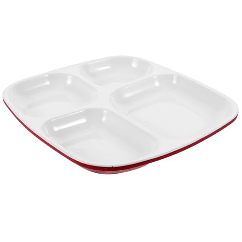 PLAFOPE �v����4�d�؂�t���R���p�[�g�����g�v���[�g �����h�~���C�X�g���[ �H�� ���Ȃ� �o���Ȃ� �ƒ�p ���X�g�����p ���p�I�ȐH�� �Ԕ��J���[