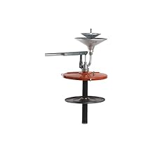 Lincoln 102929 Wheel Bearing Packer with Flexible Follower Plate, fits Bearings 1" to 9 1/2" OD and 9/16" ID Minimum, Clamps to 25 or 35 lb. Grease Drums, Includes 1 to 1-3/4" OD Adapter, Red