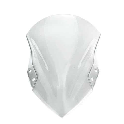 Windschild Motorrad Für Kawasaki Für Ninja 400 2018 2019 2020 Motorrad Street Bike Windschutzscheibe Windschutz ABS Kunststoff Wind Bildschirm Moto Windschild(Light Smoke Color)