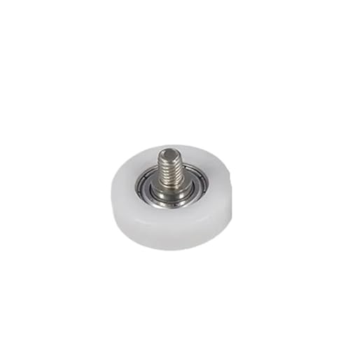 Roulement plastique POM fileté M6 et roue de guidage nylon BS62630-10C1L8M6
