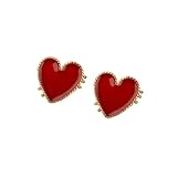 Boucles d'oreilles en forme de cœur : vous rendent plus spéciale et attrayante.