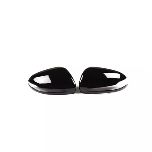 Couvertures miroir aile Benz C W205 E W213 GLC S coques de rétroviseur ABS noir brillant RHD LHD