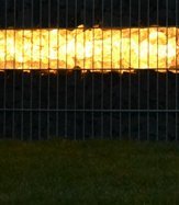 Gabionen Leuchte LED 360° 0,85m warm weiß