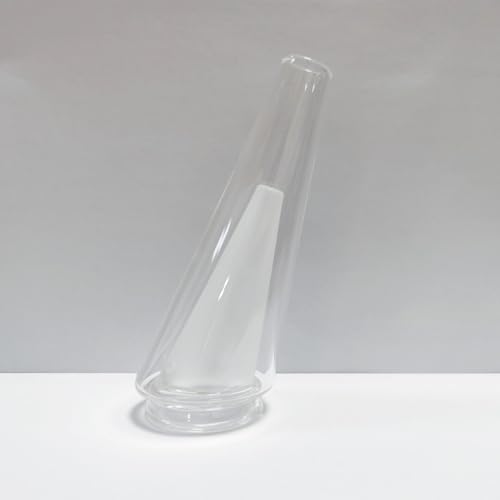 Clear Glass Attachment for P*k Pro Bottle (White)