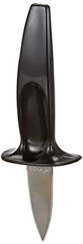 ARCOS Austernöffnermesser aus rostfreiem Stahl 60 mm und ergonomischem Polypropylen-Griff, Austernöffnermesser, Professionelles Küchengadget, Farbe Schwarz