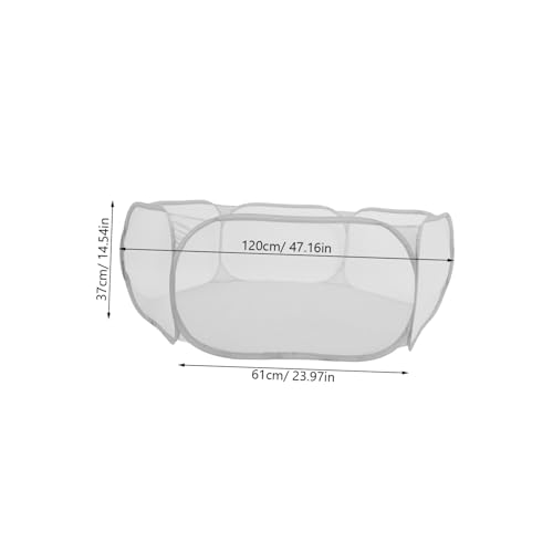 Parc pour petits animaux pliable et hexagonal en polyester Abaodam pour intérieur