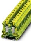 UT 10-PE, Ground Modular Terminal Block, Connection Method: Screw Connection, Number of Connections: 2, Cross Section:0.5 mm² - 16 (5 Items)