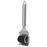 GLEAVI Premium Edelstahl Nudelschneider mit Ergonomischem Griff Manuelle Nudelmaschine für...