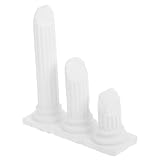 Détails raffinés : les détails minutieux de cette statue sont soigneusement sculptés pour mettre en valeur sa beauté classique, ce qui en fait un ajout remarquable à n’importe quelle pièce de votre maison. décoration de pilier romain, colonnes romaines