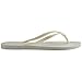 Havaianas Women's Slim Flip Flops Sandals - White, 7/8