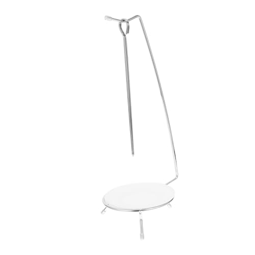 Luxshiny Support à Brochettes Barbecue Acier Inoxydable Stable Aiguilles Robustes pour Camping Et Pique-niques, Support Suspendu Pratique pour Grillades en Extérieur